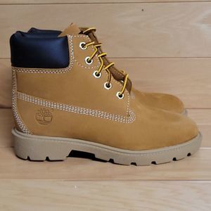 Timberland 6 Inch Classic Wheat Boot Kids Youth Boys Girls Shoe